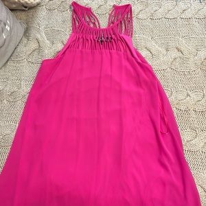Hot pink medium lulus dress